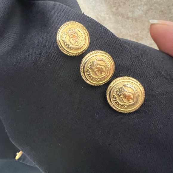 KASPER MENS FINE CLOTHING, SPORTS BLAZER SIZE 42S HAS GOLD BUTTONS 100% … - Picture 9 of 11